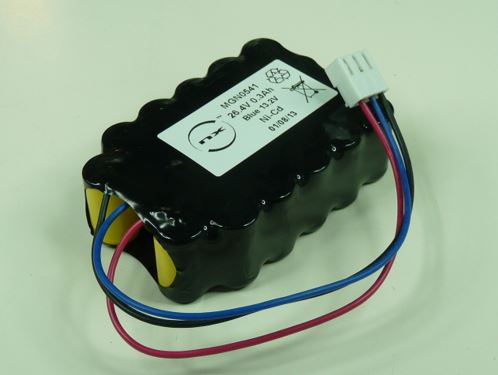 [ENIMGN0541] Pack(s) Batterie portes automatiques 22x 1/2AA 22S1P ST3 26.4V 330mAh JST