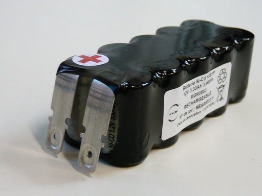 [ENIMGN0853] Pack(s) Batterie Nicd 10x 1/2AA 10S1P ST2 12V 270mAh FAST