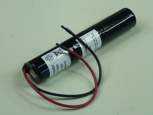 [ENIMGH00428] Pack(s) Batterie Nimh 3x SC NX 3S1P ST4 3.6V 3000mAh Fils