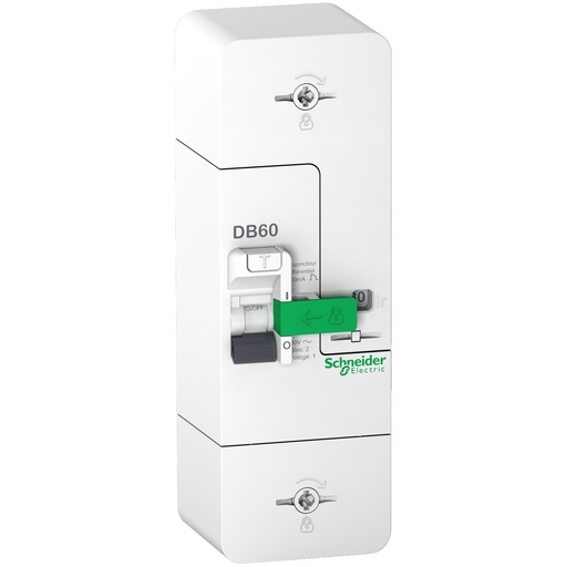 [SCHR9FT660] Resi9 DB60 - Disjoncteur Branchement - 1P+N - 60A fixe - 500mA - diff inst.
