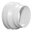 [UNV860407] Réduction conique en plastique, raccordement D 100/80 mm