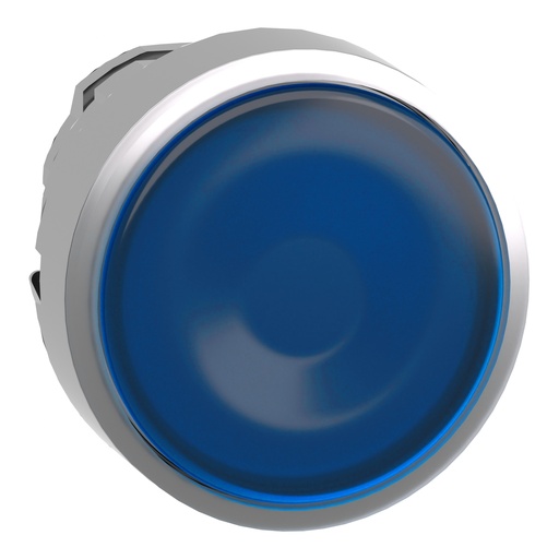 [SCHZB4BA68] Harmony XB4 - tête bouton poussoir - affleurant pour étiquette - Ø22 - bleu