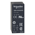 [SCHRSB2A080BD] Harmony Relay RSB - relais PCB embrochable - 2OF - 8A - 24VDC