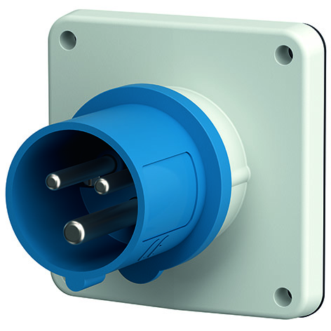 [MEN812] Socle connect. 16A 3P 6h IP44