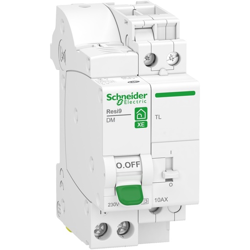 [SCHR9ECL610] Resi9 XE - combiné disj+télérupteur - 1P+N - 10A - courbe C - embrochable