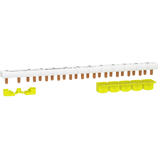 [SCHR9PXH213] Resi9 - peigne monobloc - 1P+N - 63A - 13 modules - cache dents 5M