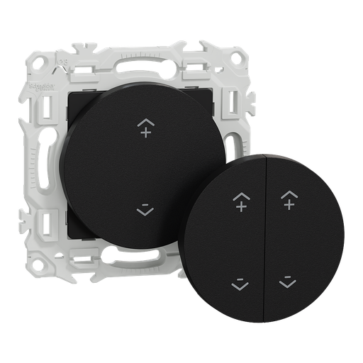 [SCHS940531] Wiser Odace - interrupteur centralisé sans fils 2 ou 4 boutons - noir onyx