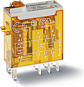 [FID465282300040] Relais miniature 2RT 8A 230V AC, indicateur mécanique + bouton test