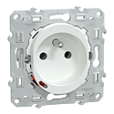 [SCHS320559] Wiser Ovalis - Prise 2P+T connectée - 16A  - zigbee - Blanc