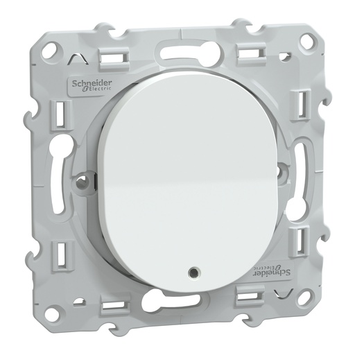 [SCHS320263] Ovalis - interrupteur va et vient - 10AX - lumineux ou témoin - Blanc