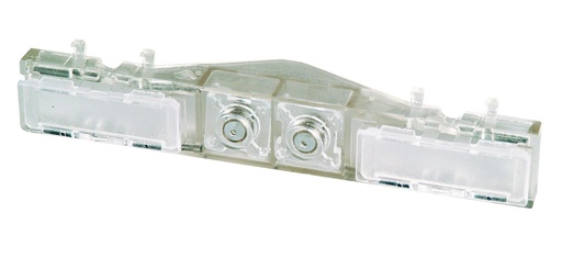 [URMRC41C2] Porte Etiq Double Pr Plaque 83 pour systèmes URMET