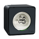 [SCHMUR36010] Mureva Styl - Prise courant 2P+T renforcée pour VE - IP55 IK08 - saillie - gris