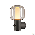 [DEC1004679] OVALISK, applique extérieure, anthracite, LED, 9,6W, 3000/4000K, détecteur de mo