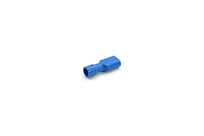 [CEMBFF608P] Clip complètement isolé femelle bleu (1,5 à 2,5 mm²) - 6,3 x 0,8 mm