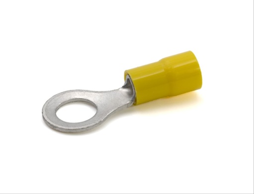 [CEMGFM8] Cosse préisolée ronde jaune (4 à 6 mm²) - Diam. 8 mm