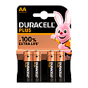 [ENIPCA24107] Blister(s) x 4 Pile alcaline blister x4 Duracell Plus 100%  LR6 - AA 1.5V 2700mA