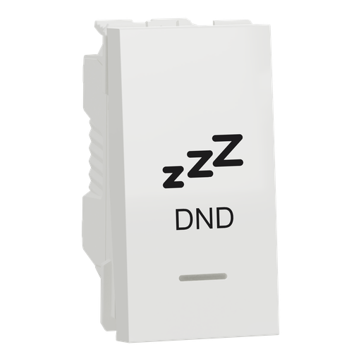 [SCHNU310318SDND] Unica - commande pour chambre hôtel - symbole DND - 1 mod - Blanc - méca seul