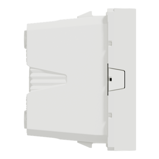 [SCHNU302118] Unica - prise euroamericaine - 2P - 1 mod - Blanc - méca seul