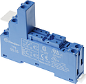 [FID9505] Support 10A 250V séries 4051,4052,4061, bleu, étrier plastiq,à cage,pinning 5mm