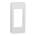 [SCHNU200118] Unica - plaque de finition étroite - Blanc - 1 module
