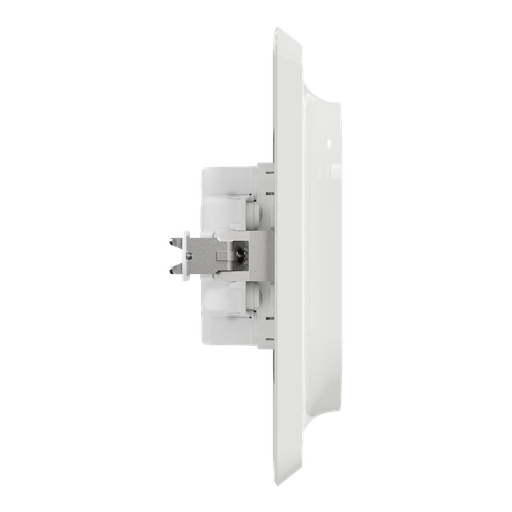 [SCHNU406918] Unica - prise double 2P+T pour boîte 1P - FR - vis - Blanc - méca + plaque