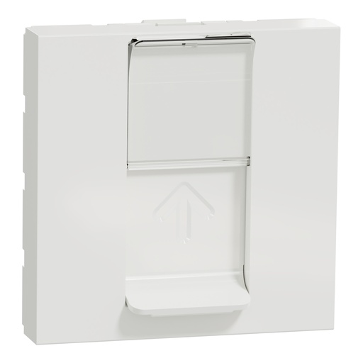 [SCHNU341918] Unica - prise RJ45 simple - cat 6 FTP - 2 mod - Blanc - méca seul
