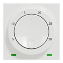 [SCHNU350118] Unica - thermostat chauffage / climatisation - 8A - Blanc - méca seul