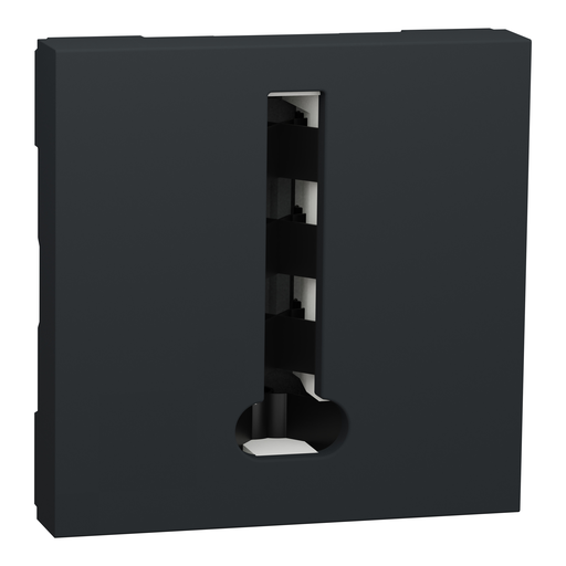 [SCHNU349654] Unica - conjoncteur téléphone en T - 8 contacts - Anthracite - mécanisme seul