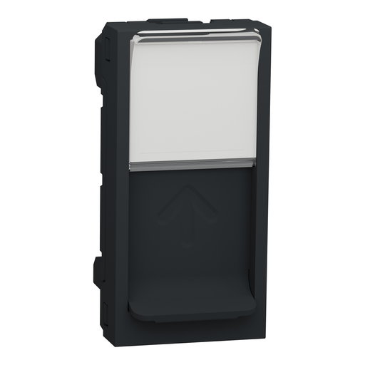 [SCHNU941054] Unica - prise pour 1 RJ45 S-One - 1 mod - Anthracite - méca seul