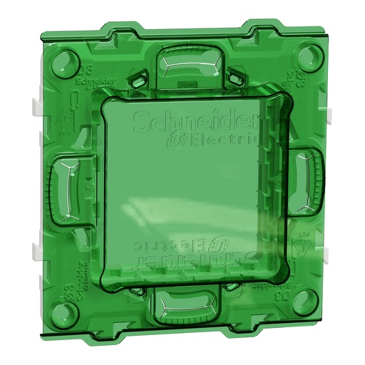 [SCHNU7002PC] Unica - support de fixation 2 mod + protection de chantier - plastique