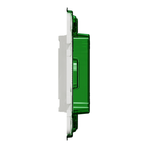 [SCHNU7002PC] Unica - support de fixation 2 mod + protection de chantier - plastique