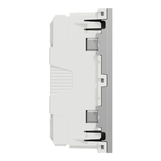 [SCHNU306930] Unica - prise double 2P+T - FR - 45° - connexion rapide - Alu - méca seul