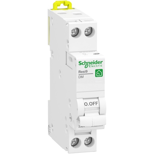 [SCHR9PFD616] Resi9 - disjoncteur modulaire - 1P+N - 16A - courbe D - peignable