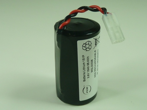[ENIMGL00338] Pack(s) Batterie lithium 1* SL2780/S 3.6V 19Ah molex