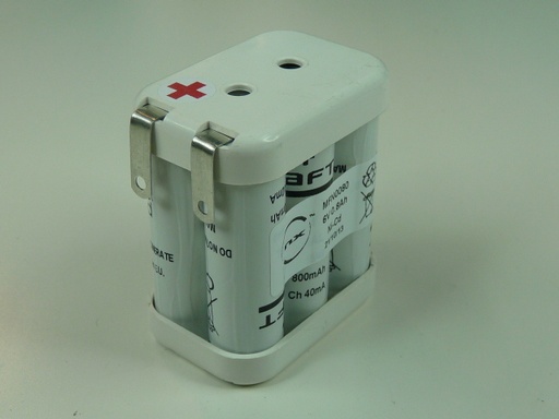 [ENIMFN0080] Pack(s) Batterie Nicd 2 x 3 VTAA 6V 800mAh COSSE