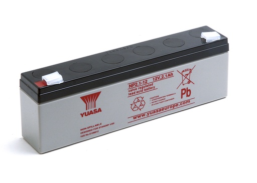 [ENIAMP9212] Batterie(s) Batterie plomb AGM YUASA NP2.1-12 12V 2.1Ah F4.8