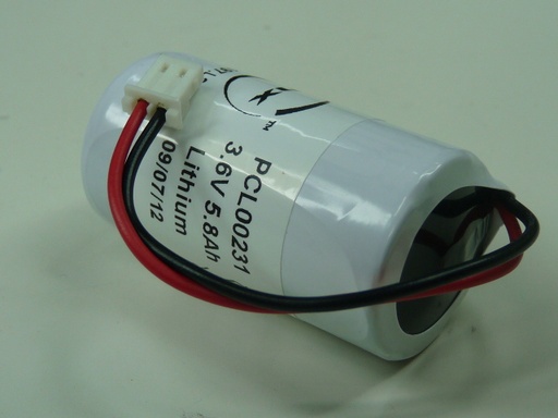 [ENIPCL00231] Pile(s) Pile lithium LSH14 C 3.6V 5800mAh Molex