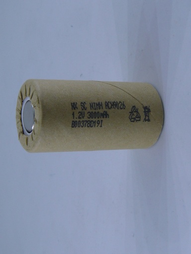 [ENIACH9026] Accumulateur(s) Accus Nimh industriels SC HD CARTONNE 1.2V 3000mAh FT