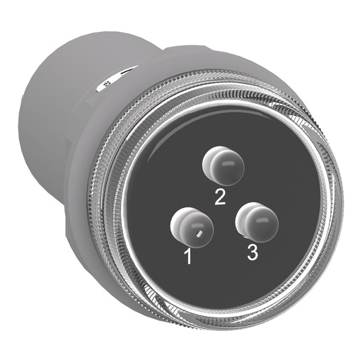 [SCHXB5EV57L4] Harmony XB5 - Voyant de présence 3 phases - LED - blanches - 400VAC