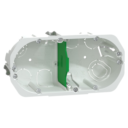 [SCHIMT35925] Multifix - boîte encastrement - 2 postes - Ø67mm - P50mm - entraxe 71mm