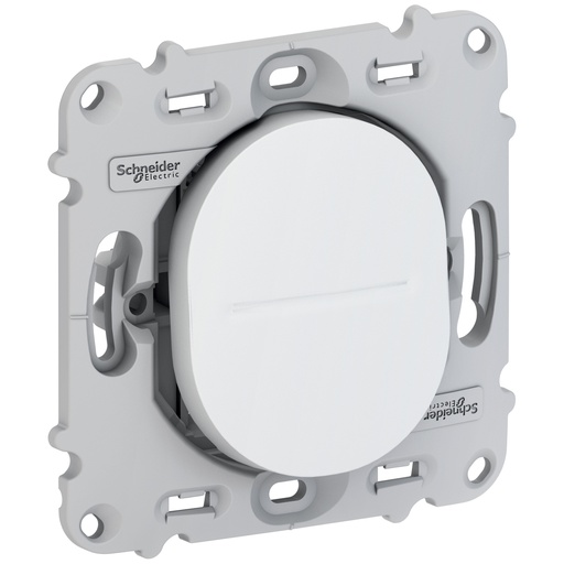 [SCHS261202] Ancien Ovalis - interrupteur - 10A - sans plaque de finition Blanc
