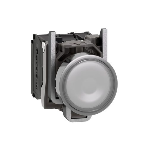 [SCHXB4BW31B5] Harmony XB4 - poussoir lumineux LED - 1F+1O - blanc - Ø22 - 24VACDC