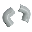 [SCHENN42320] Mureva, équerre pour tube 3321 - Gris - Ø20 mm