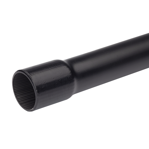 [SCHIMT49016] Mureva Tube - conduit rigide tulipé sans halogène noir Ø32mm - au mètre linéaire