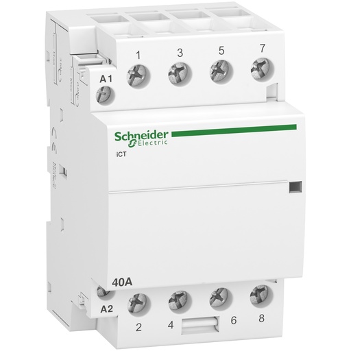[SCHA9C20844] Acti9 iCT - Contacteur auxiliarisable - 4P - 40A - 4NO - 230/240Vca - 50Hz