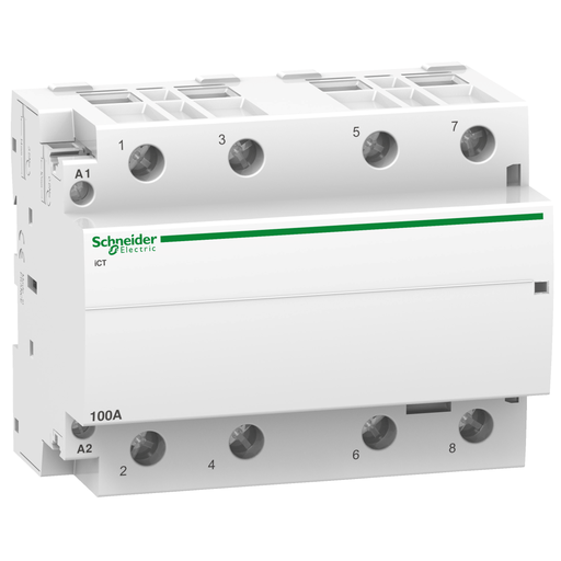 [SCHA9C20884] Acti9 iCT - Contacteur auxiliarisable - 4P - 100A - 4NO - 220/240Vca - 50Hz