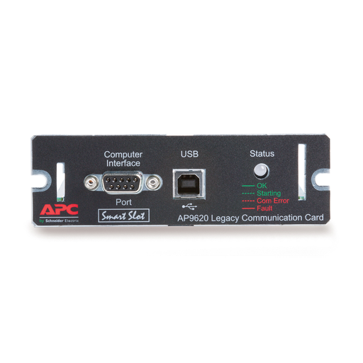 [SCHAP9620] APC Smart-UPS - Carte réseau - SmartSlot - UPSLink - Smart-UPS SMT/SMX/SURT/SR1