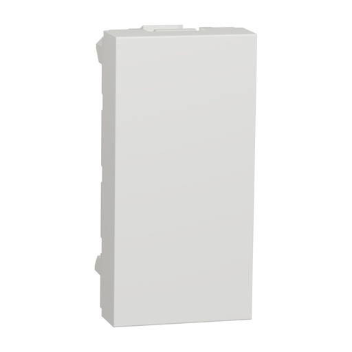 [SCHNU986518] Unica - obturateur - 1 module - Blanc - mécanisme seul