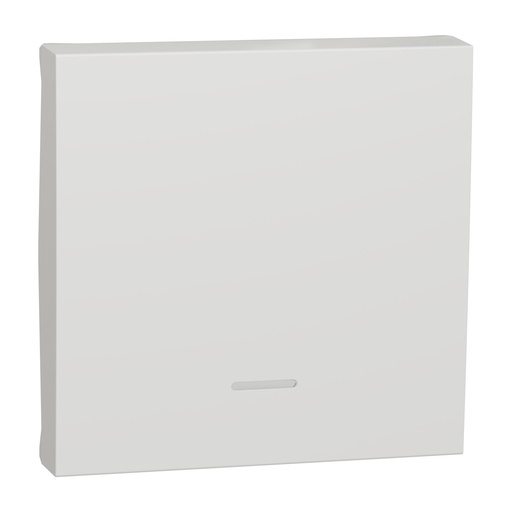 [SCHNU920018N] Unica - enjoliveur interrupteur ou bouton-poussoir lumineux - 2 mod - Blanc