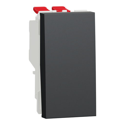 [SCHNU310554] Unica - permutateur - 10A - 250Vca - 1 module - Anthracite - mécanisme seul
